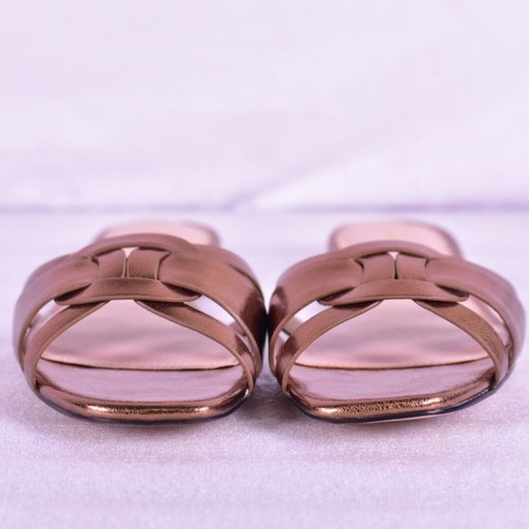 ALDO Astirassa Bronze Slide Sandals NEW IN BOX - Picture 9 of 14